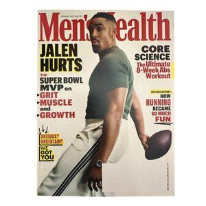 Mens Health Magazine May June 2025 Jalen Hurts Super Bowl MVP Core Science